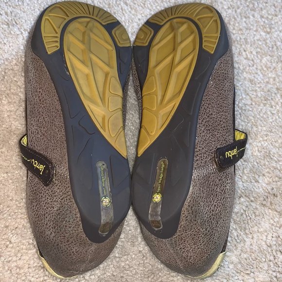 Jambu Muse Wedge Mary Jane Shoes Brown Size 7 1/2 - Picture 4 of 5